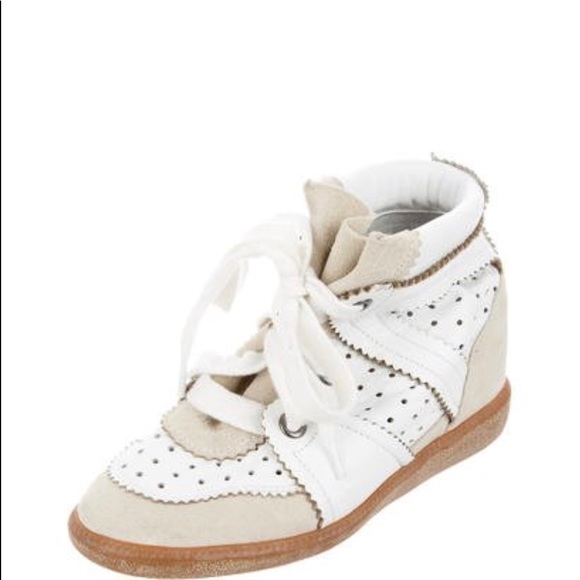 ISABEL MARANT 👻 Bobby Wedge Sneaker US 7 / FR 38 - Picture 5 of 6
